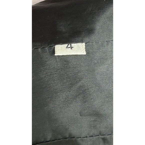 Vtg 80s Blue Velvet Dress Halter Studded Ruffle Hem Holiday Party Formal Sz 4 - Picture 7 of 7